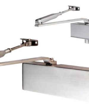 Eurospec Enduro Delayed Action DDA Compliant Overhead Door Closer, Spring Variable Power Size 2-5, Various Finishes