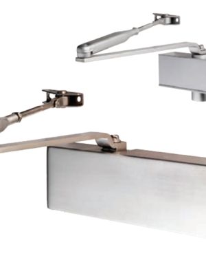 Eurospec Enduro Delayed Action DDA Compliant Overhead Door Closer, Spring Variable Power Size 2-6, Various Finishes