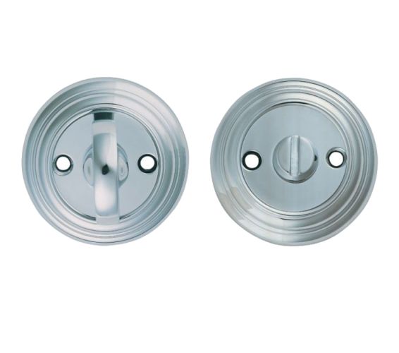 Delamain Large Thumbturn & Release (55mm Diameter), Polished Chrome