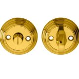 Delamain Large Thumbturn & Release (55mm Diameter), Polished Brass
