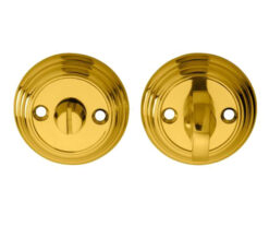 Delamain Large Thumbturn & Release (55mm Diameter), Polished Brass