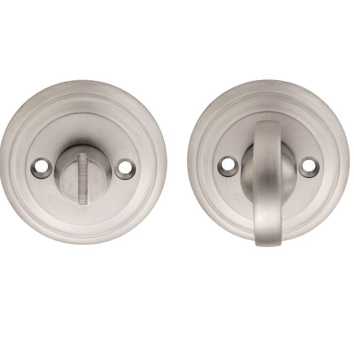Delamain Large Thumbturn & Release (55mm Diameter), Satin Chrome
