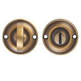 Delamain Small Thumbturn & Release (42mm Diameter), Florentine Bronze