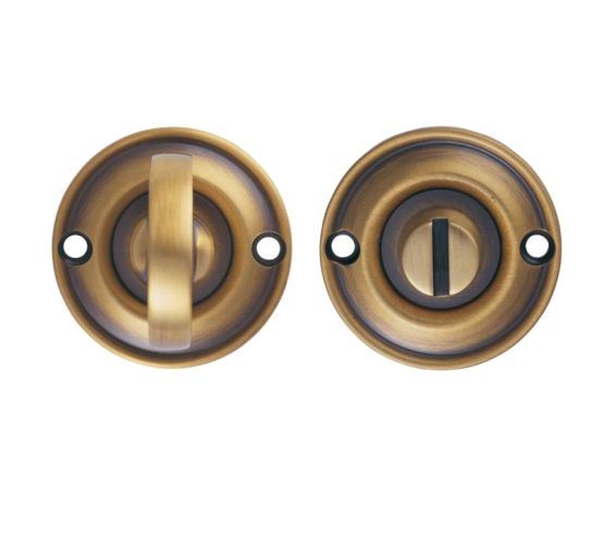Delamain Small Thumbturn & Release (42mm Diameter), Florentine Bronze