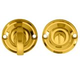 Delamain Small Thumbturn & Release (42mm Diameter), Polished Brass