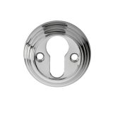 Delamain Euro Profile Escutcheon, Polished Chrome