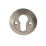 Delamain Euro Profile Escutcheon, Satin Nickel