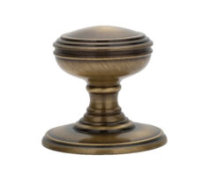 Delamain Plain Concealed Fix Mortice Door Knob - Florentine Bronze (sold in pairs)