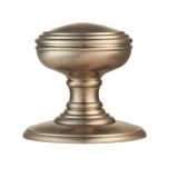 Delamain Plain Concealed Fix Mortice Door Knob, Satin Nickel (sold in pairs)