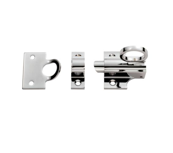 Fan light Window Catches, Polished Chrome