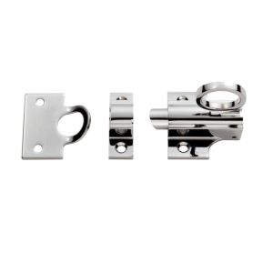 Fan light Window Catches, Polished Chrome