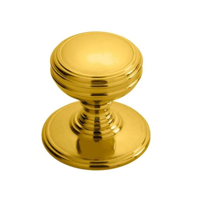 Fingertip Delamain Plain Cupboard Knob (26mm, 31mm OR 37.5mm), Polished Brass