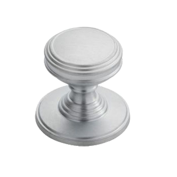 Fingertip Delamain Plain Cupboard Knob (26mm, 31mm OR 37.5mm), Satin Chrome