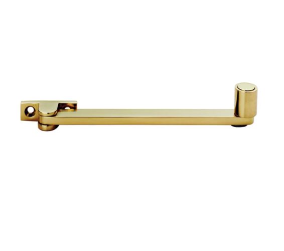Fanlight Roller Arm Window Stays (150mm), Polished Brass