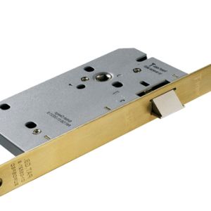 Eurospec DIN Latch (Contract), Satin Stainless Steel Or PVD Stainless Brass Finish