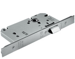 Eurospec DIN Latch (Architectural), Satin Stainless Steel Finish Standard (With Optional Extra Finish Face Plates)