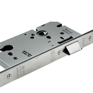Eurospec DIN Euro Profile Nightlatch (Architectural), Satin Stainless Steel
