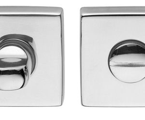 DND Square Turn & Release, Polished Chrome Or Satin Chrome