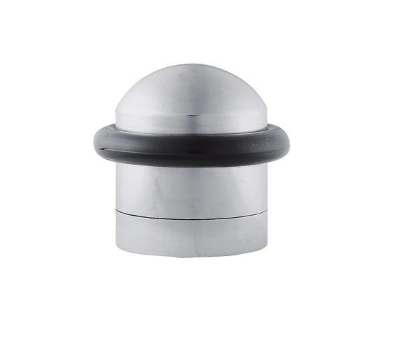 Floor Mounted Door Stop (35mm Height), Satin Chrome