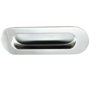 Eurospec Steelworx Radius Flush Pull (120mm x 41mm), Polished Stainless Steel