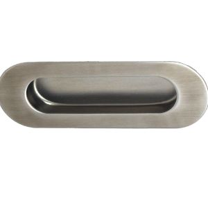 Eurospec Steelworx Radius Flush Pull (120mm x 41mm), Satin Stainless Steel