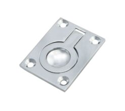 Flush Ring Pull (38mm x 50mm OR 49mm x 63mm), Polished Chrome