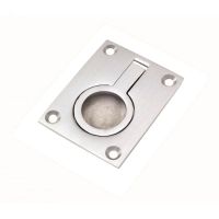 Flush Ring Pull (38mm x 50mm OR 49mm x 63mm), Polished Chrome