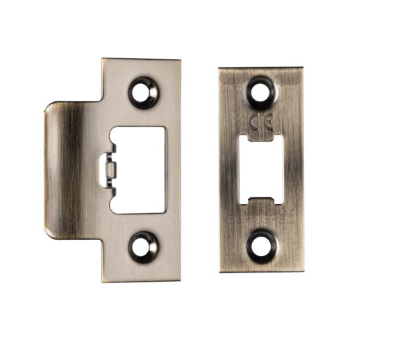 Eurospec Forend & Strike Pack For TLS Heavy Duty Tubular Latches, Antique Brass
