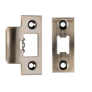 Eurospec Forend & Strike Pack For TLS Heavy Duty Tubular Latches, Antique Brass