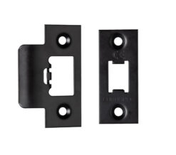 Eurospec Forend & Strike Pack For TLS Heavy Duty Tubular Latches, Matt Black