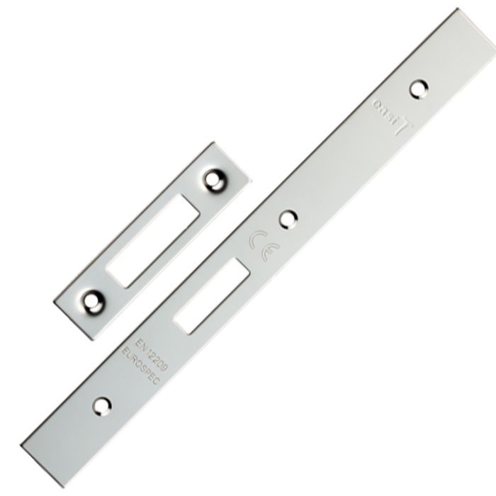 Eurospec Forend & Strike Pack For DLS DIN Euro Deadlock, Polished Stainless Steel