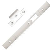 Eurospec Forend & Strike Pack For DLS DIN Latch, Polished Stainless Steel