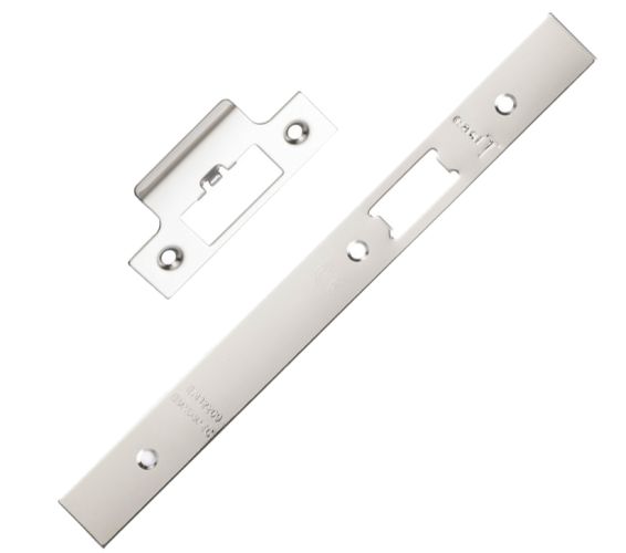 Eurospec Forend & Strike Pack For DLS DIN Latch, Polished Stainless Steel