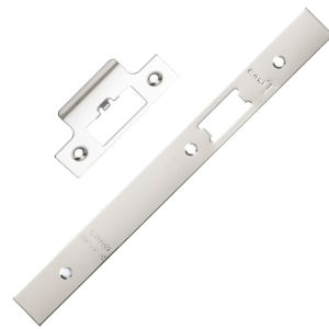 Eurospec Forend & Strike Pack For DLS DIN Latch, Polished Stainless Steel