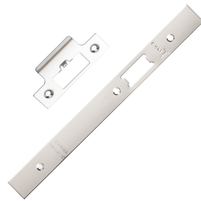 Eurospec Forend & Strike Pack For DLS DIN Latch, Polished Stainless Steel