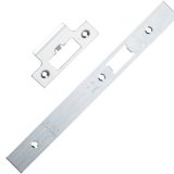 Eurospec Forend & Strike Pack For DLS DIN Latch, Satin Stainless Steel