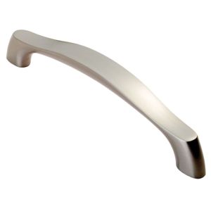 Fingertip Chunky Arched Grip Pull Handle (128mm Or 160mm C/C), Satin Nickel