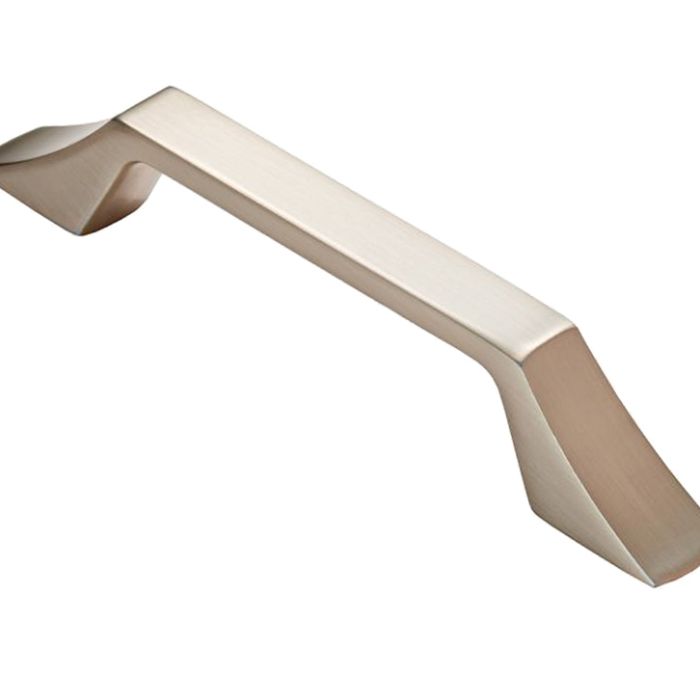 Fingertip Halcyon Cabinet Pull Handle (128mm OR 160mm C/C), Satin Nickel