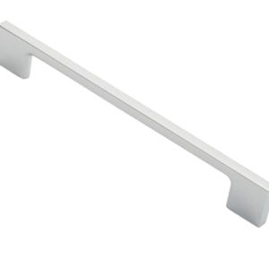 Fingertip Slim D Cabinet Pull Handles (160mm, 192mm OR 256mm C/C), Satin Nickel