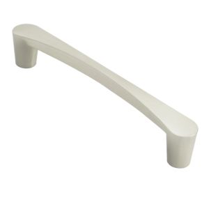 Fingertip Venturi D Cabinet Pull Handles (128mm OR 160mm C/C), Satin Nickel