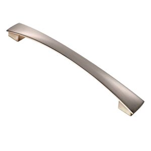 Fingertip Valetta Bow Cupboard Pull Handle (160mm, 192mm Or 335mm C/C), Satin Nickel