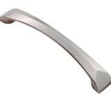 Fingertip Solo Cabinet Pull Handle (126mm C/C), Satin Nickel