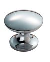 Carlisle Brass Fingertip Silhouette Cupboard Knob – Polished Chrome