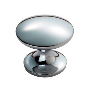 Carlisle Brass Fingertip Silhouette Cupboard Knob – Polished Chrome