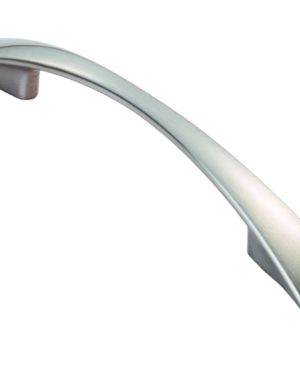 Carlisle Brass Fingertip Waisted Flat Bow Cabinet Pull Handles – Satin Nickel