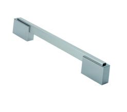 Fingertip Aria Cupboard Pull Handle (160mm, 223mm Or 320mm C/C), Polished Chrome & Matt Satin Chrome