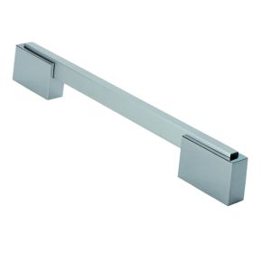 Fingertip Aria Cupboard Pull Handle (160mm, 223mm Or 320mm C/C), Polished Chrome & Matt Satin Chrome