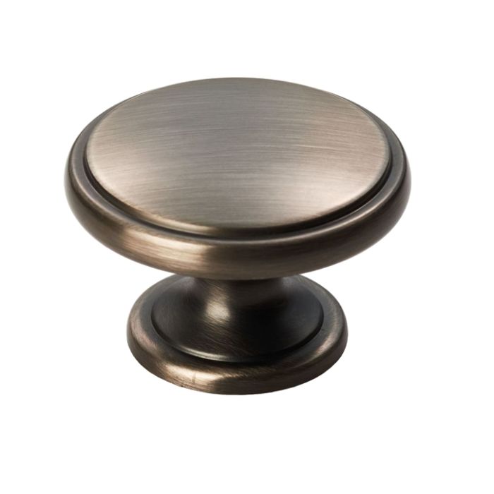 Carlisle Brass Fingertip Oxford Cupboard Knob – Gun Metal