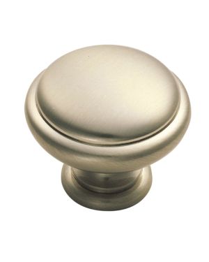 Fingertip Shaker Style Cupboard Knob, Satin Nickel