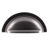 Oxford Cupboard Cup Pull Handle (76mm C/C), Gun Metal